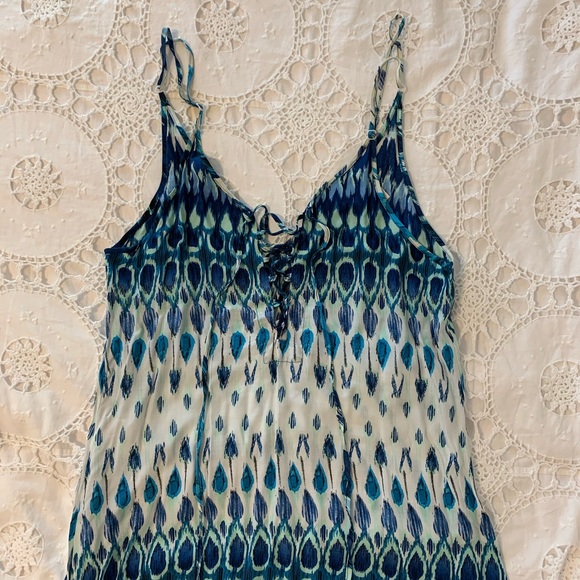 LF Patterned Sundress with Fringe - Picture 4 of 6